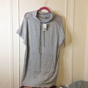 High Collar Grey Sweater